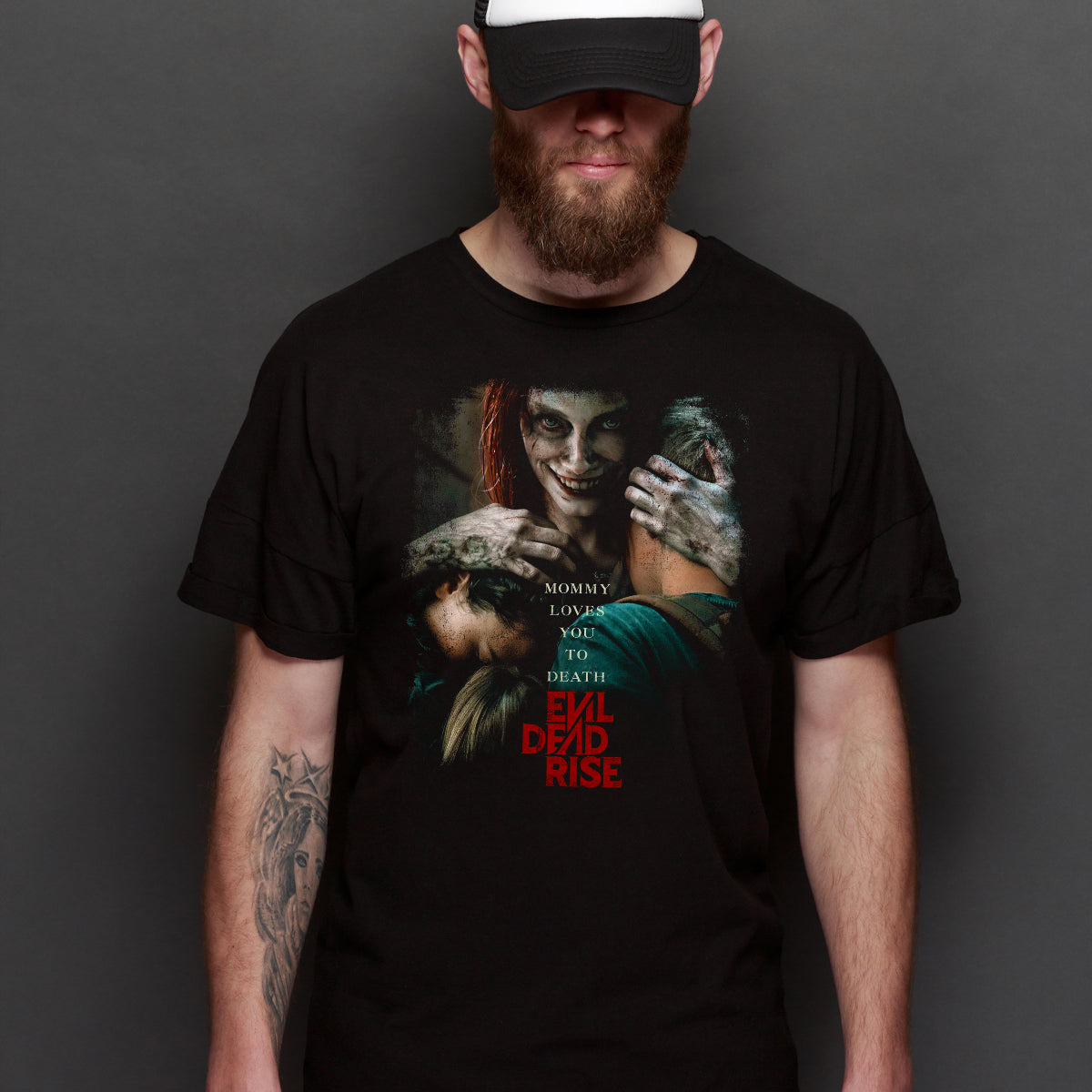 Evil Dead Rise V2 Horror Movie T-Shirt Cotton Block Tee