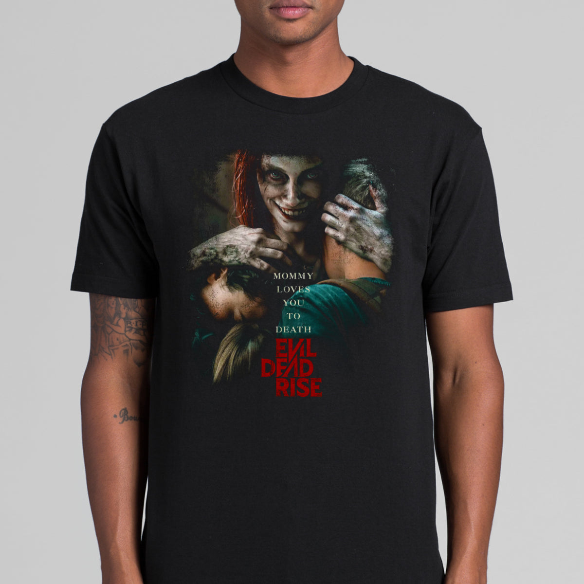 Evil Dead Rise V2 Horror Movie T-Shirt Cotton Block Tee