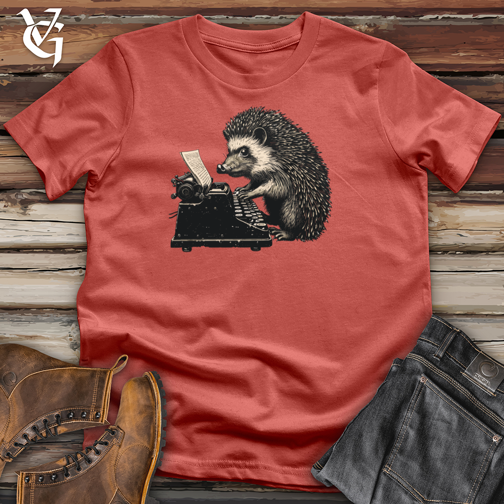 Hedgehog Novelist Mystique Cotton Tee