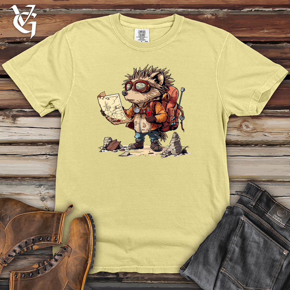 Hedgehog Explorer Quest Heavy Cotton Comfort Colors Tee Style001