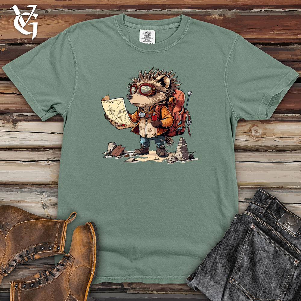 Hedgehog Explorer Quest Heavy Cotton Comfort Colors Tee Style001