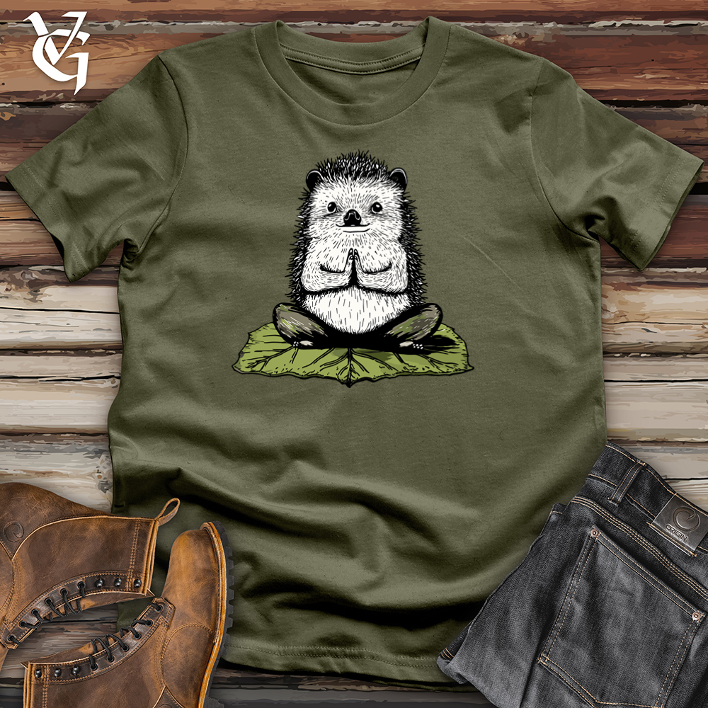 Hedgehog Lotus Pose Cotton Tee