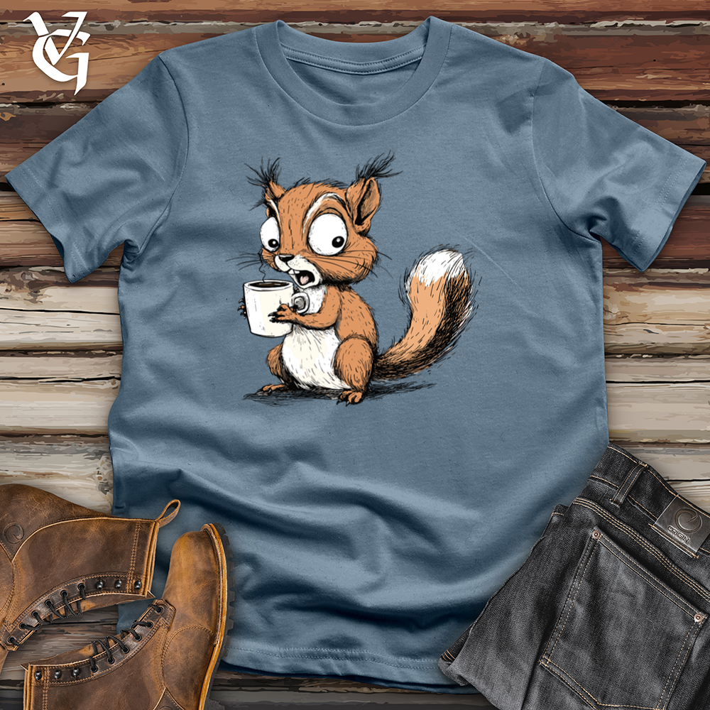 Over Caffeinated Squirrel Softstyle Tee