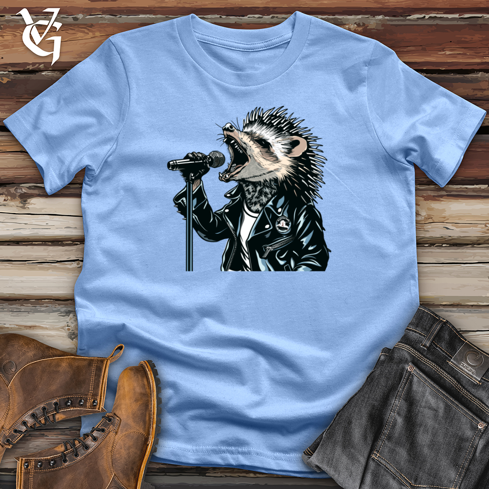 Hedgehog Punk Vocalist Softstyle Tee