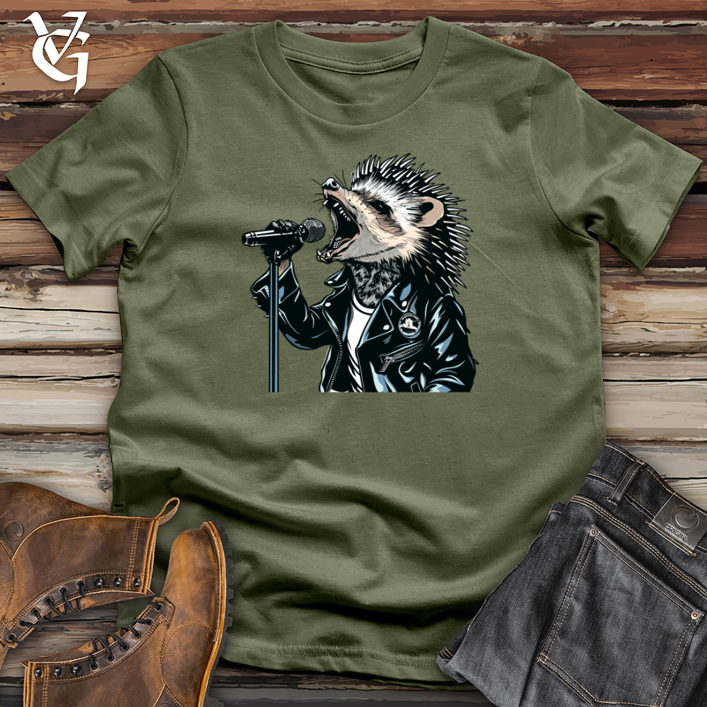 Hedgehog Punk Vocalist Softstyle Tee