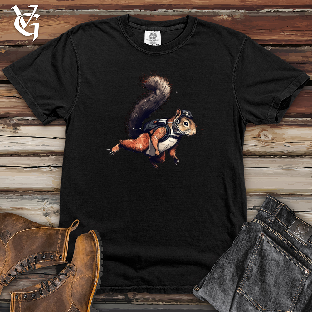 Skydiving Squirrel Heavy Cotton Comfort Colors Tee Style001