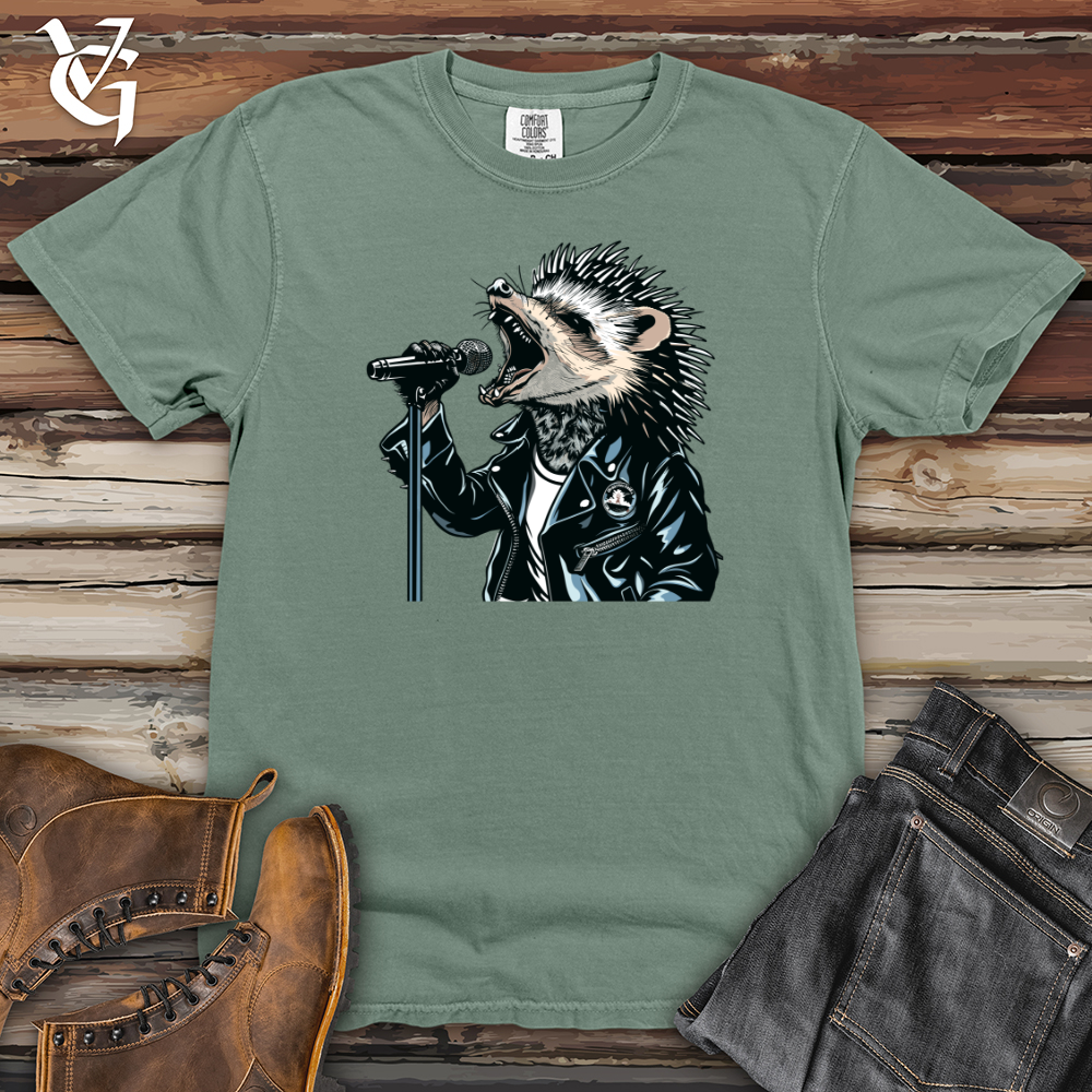 Hedgehog Punk Vocalist Heavy Cotton Comfort Colors Tee