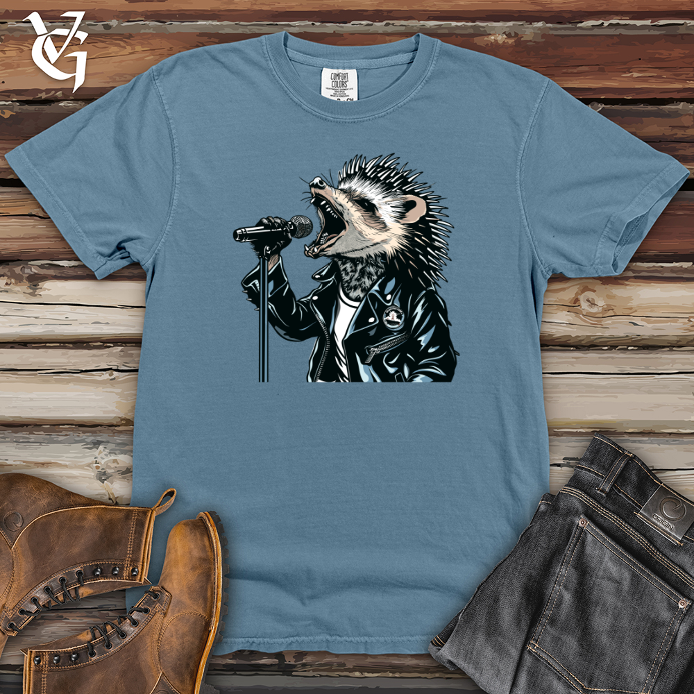 Hedgehog Punk Vocalist Heavy Cotton Comfort Colors Tee