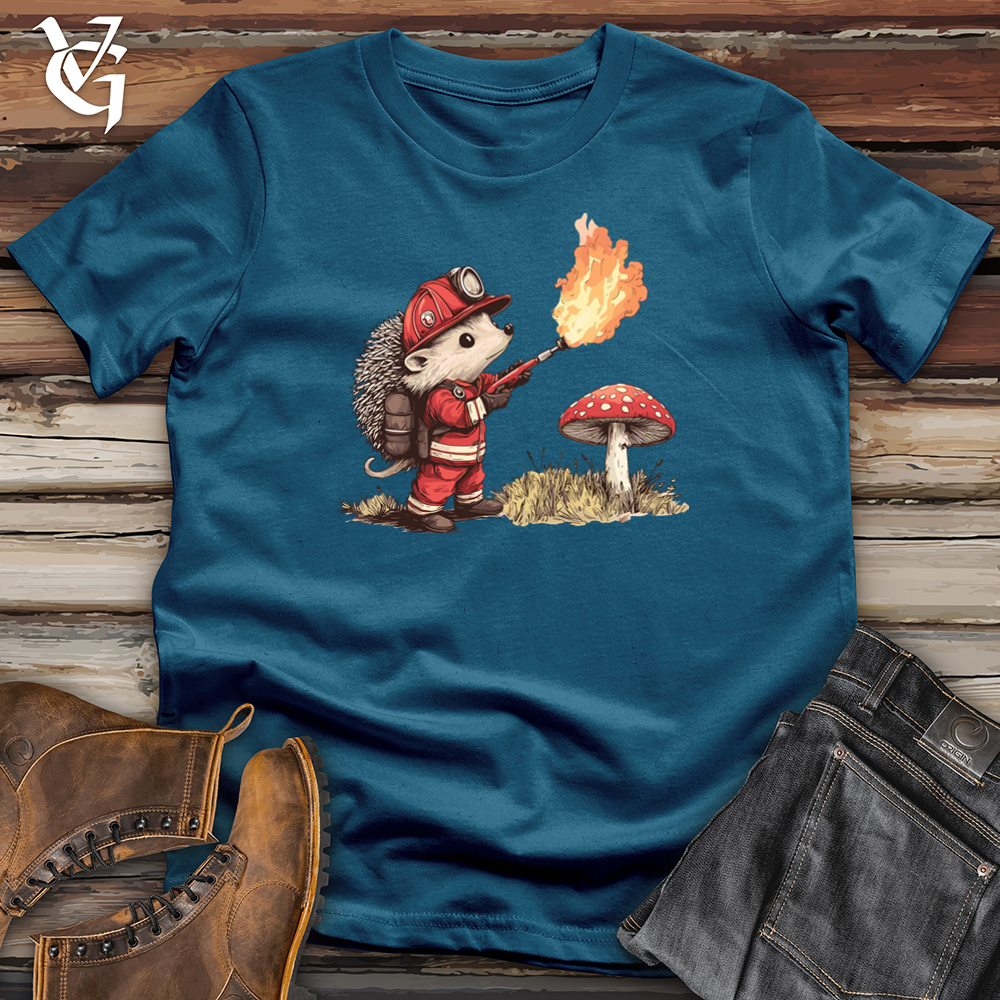 Hedgehog Flamethrower Cotton Tee
