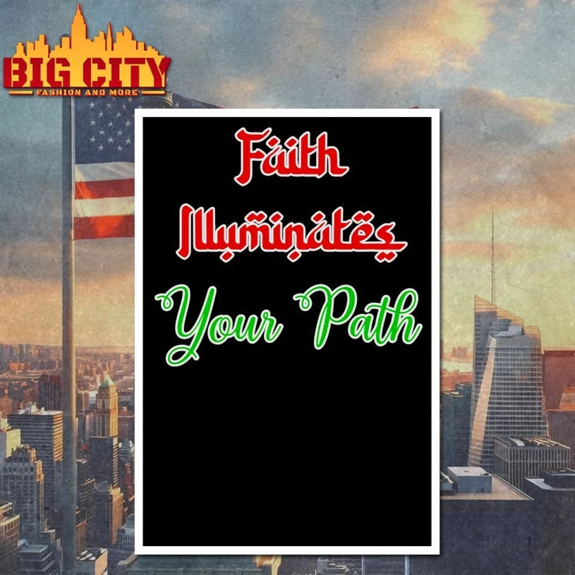 Faith Illuminates Your Path Spiritual Guidance Shirt