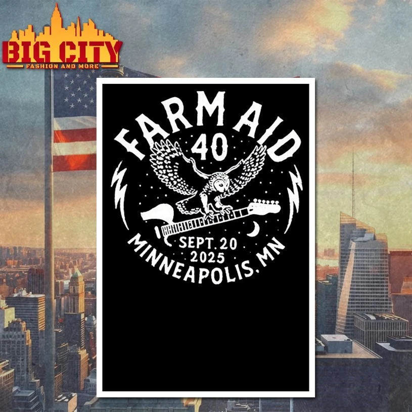 Farm Aid 40 Sep 20, 2025 Minneapolis, Minnesota Event shirts