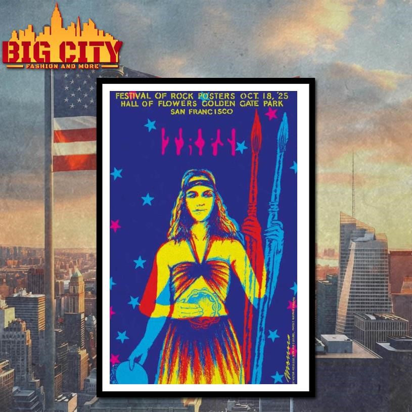Festival Of Rock Sept 18 2025 San Francisco CO Poster Shirt