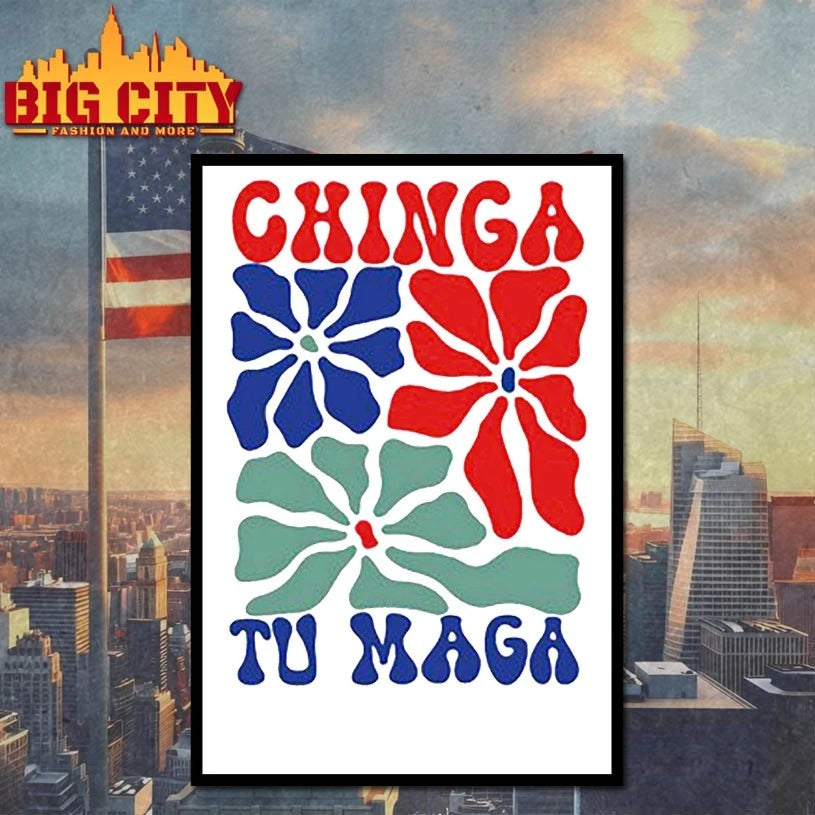 Floral Chinga Tu Maga Feminist Activism shirt