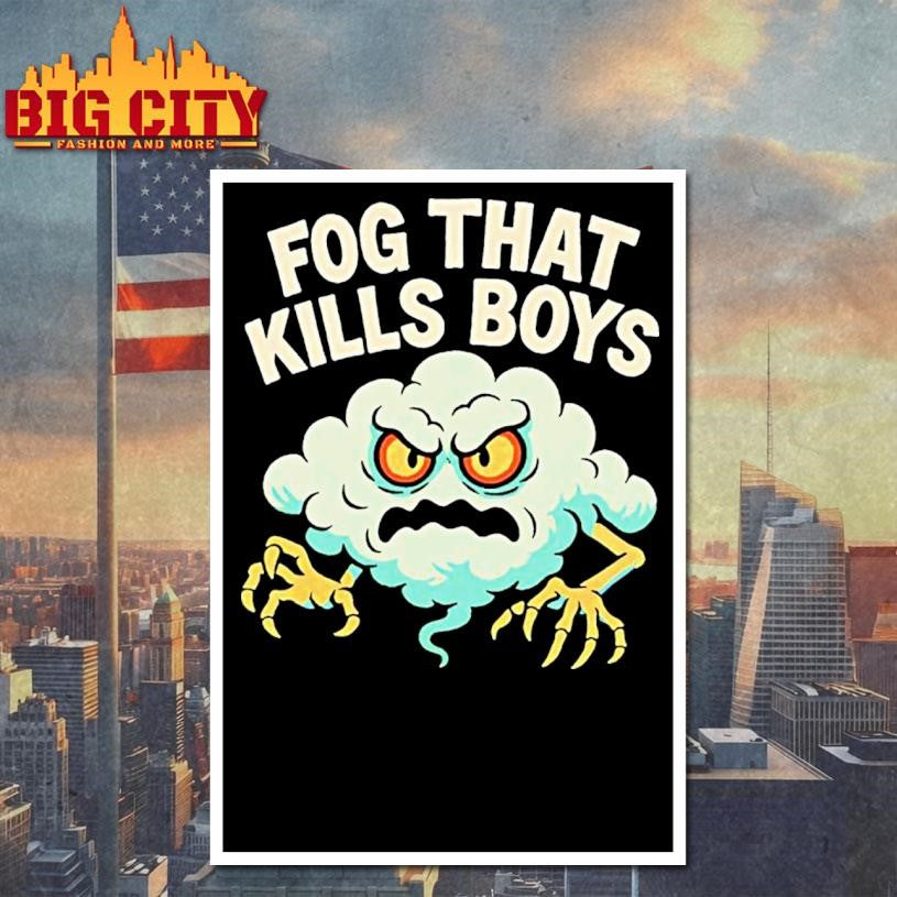 Fog That Kills Boys Cloud Dark Shirt