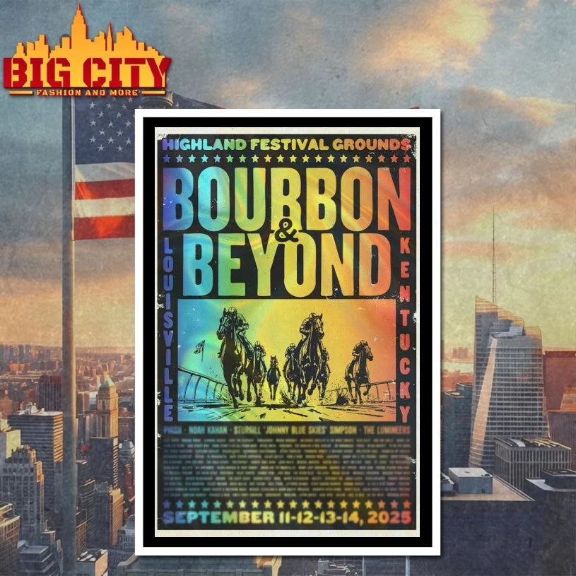 Foil Poster Bourbon & Beyond in Louisville, Kentucky 2025 Shirt