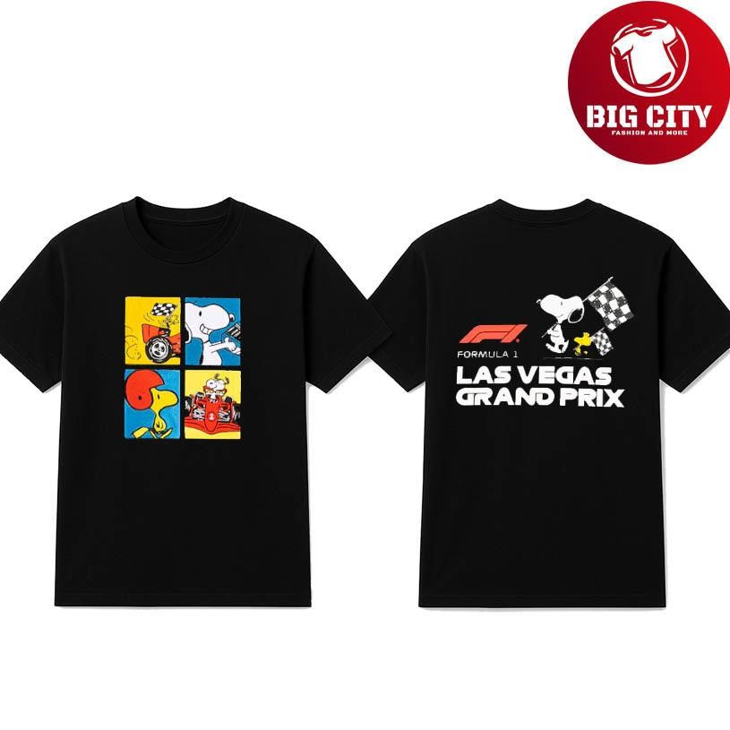 Formula 1 x Peanuts Four Of A Kind 2025 Two Sided Shirt