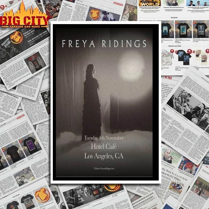 Freya Ridings Hotel Cafe Los Angeles November 4 2025 Poster Shirts