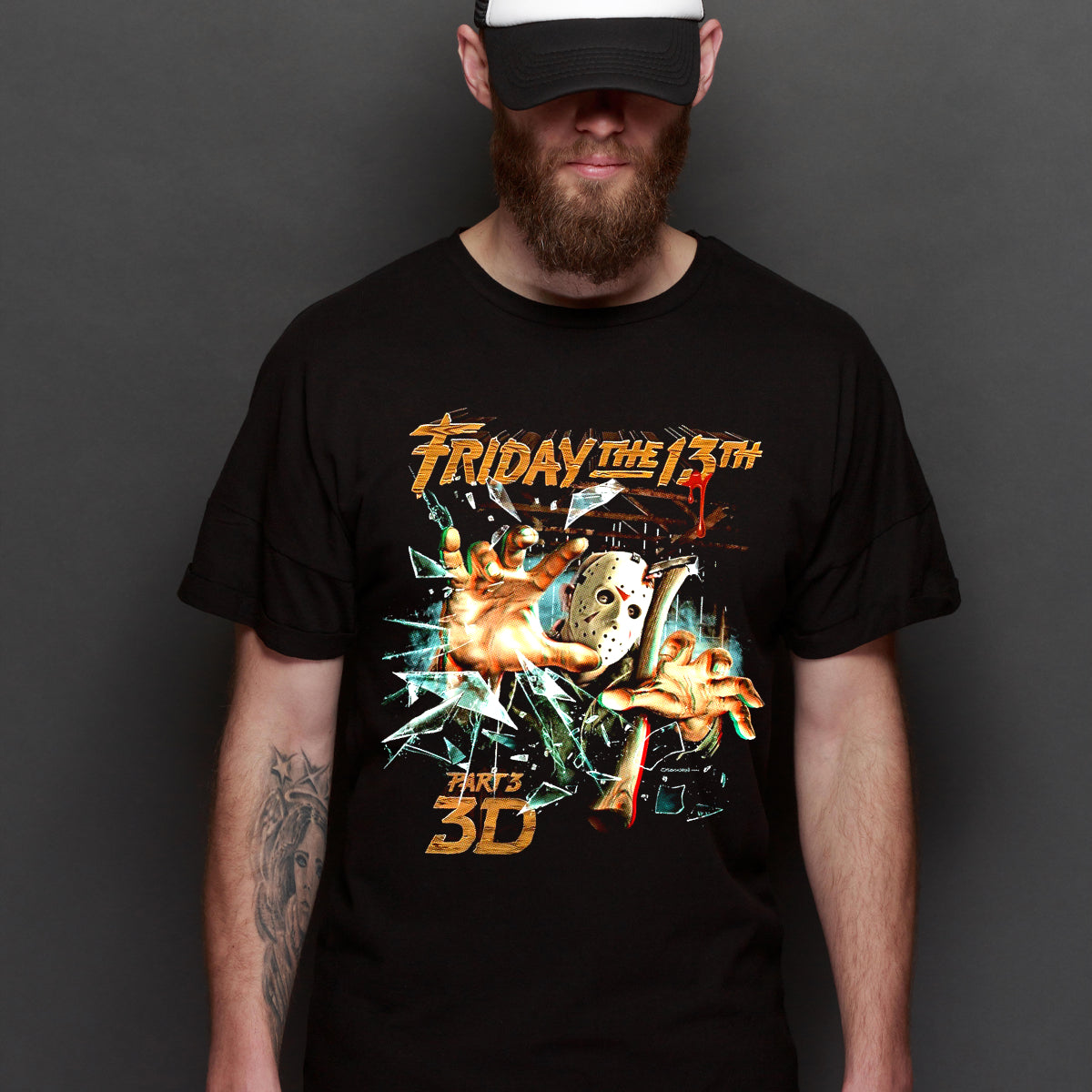 Friday The 13th V2 Horror Movie T-Shirt Tee