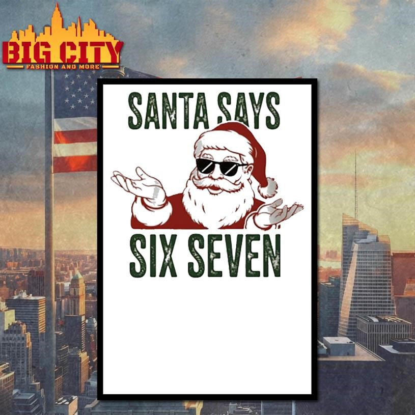 Funny Santa Claus Six Seven 6 7 Shirt