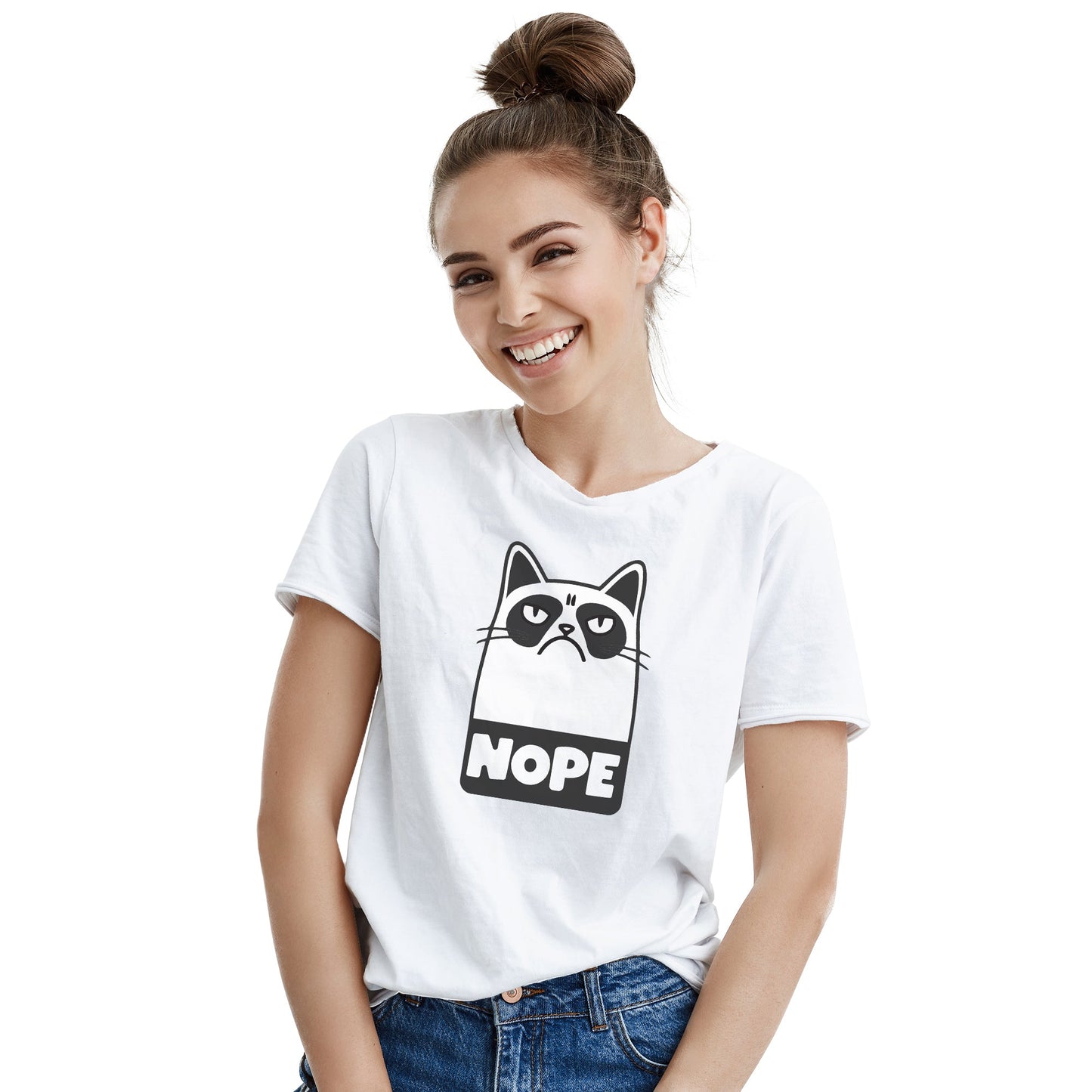 Grumpy Cat Nope Shirt Nope Cat Tshirt Grumpy Cat T Shirt Cat Nope Shirt
