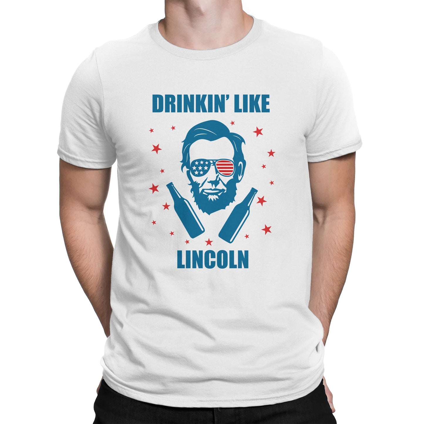 Drinkin Like Lincoln T-Shirt Abraham Lincoln Drinking Shirt Lincoln Merica Shirt