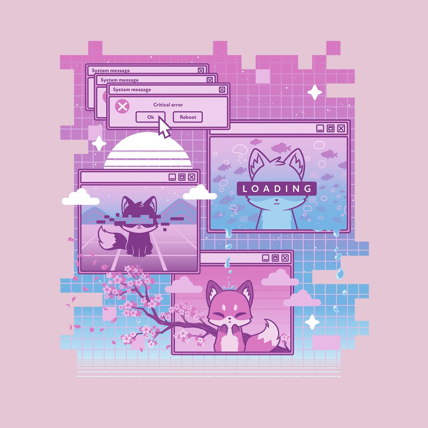 Vaporwave Fox