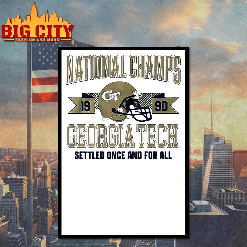 Georgia Tech Football 1990 National Champs shirts