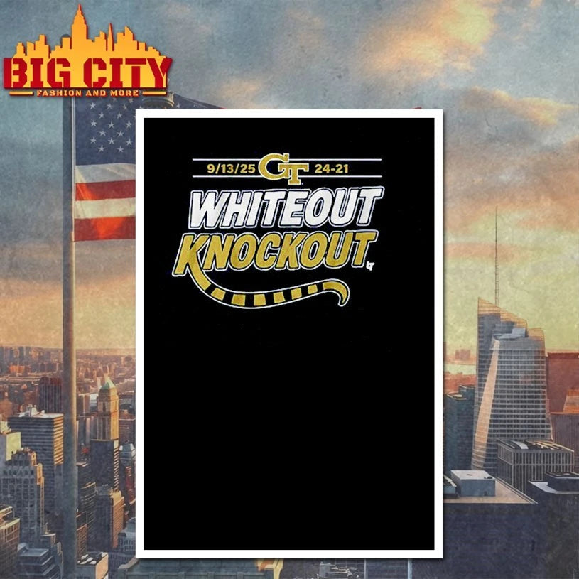 Georgia Tech Football Whiteout Knockout Shirt