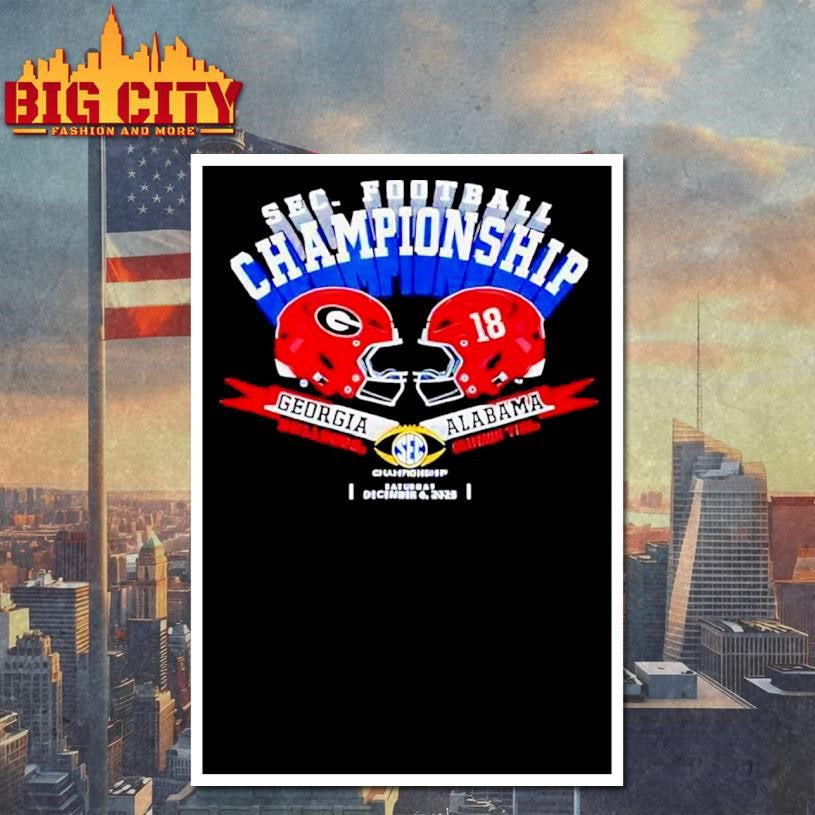 Georgia Vs Alabama Sec Championship 2025 Football Shirt