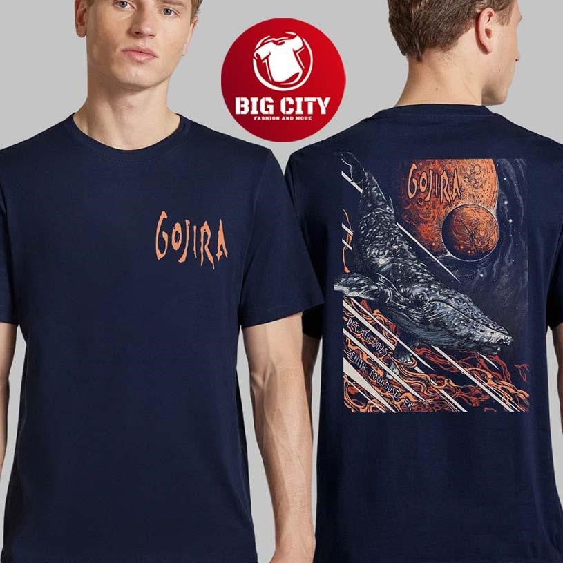 Gojira Toulouse France 2025 Venue Poster At Zenith On December 4 2025 Two Sided Shirt