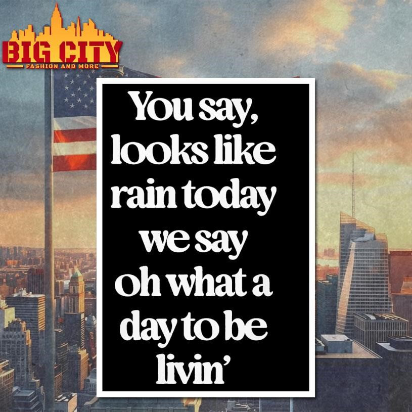Goose The Band You Say Looks Like Rain Today Shirt