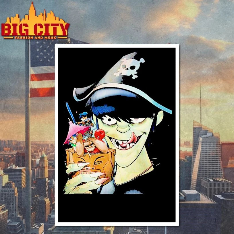 Gorillaz Pirate Cocktail shirt