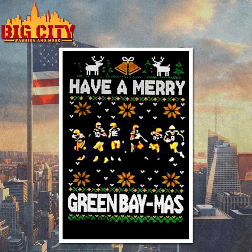 Green Bay Packers Have a Merry Green Bay Mas Merry Christmas shirt