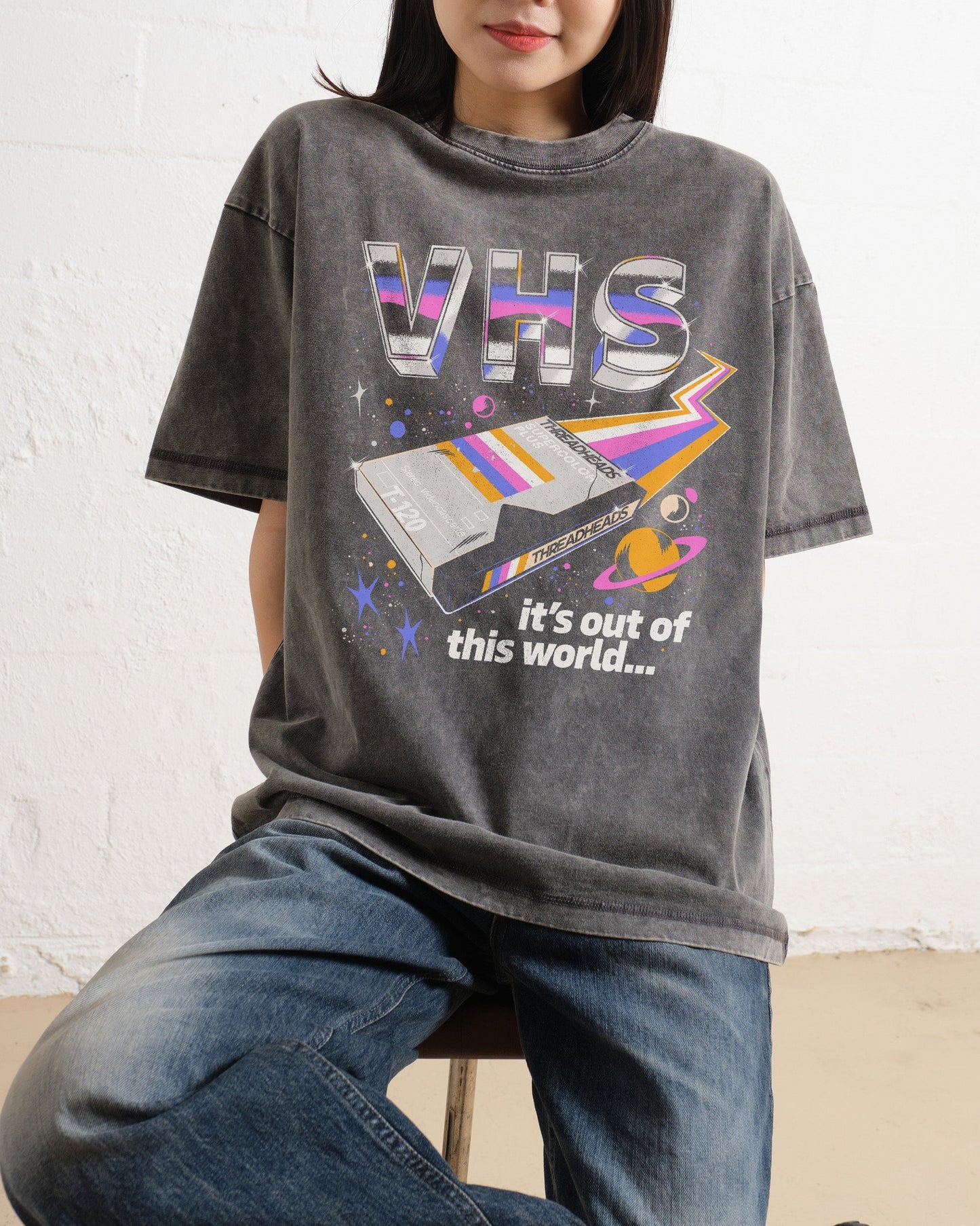 VHS Out of This World Oversized Tee