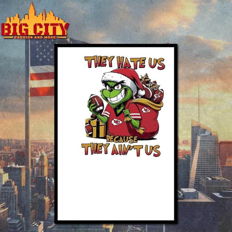 Grinch & Kansas City Chiefs they hate us because they ain’t us ornament