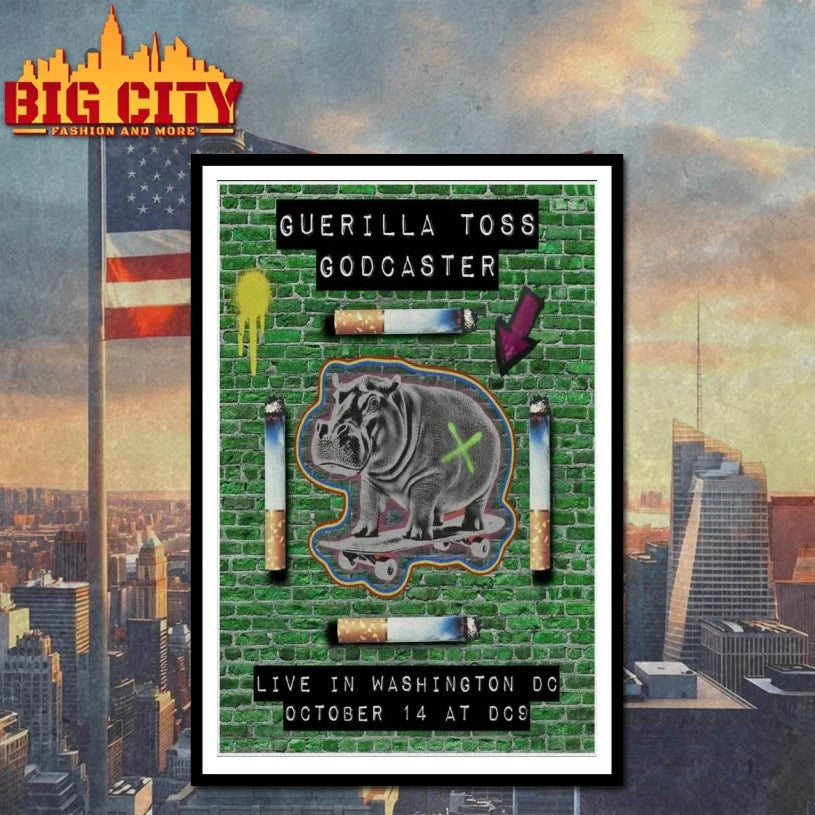 Guerilla Toss Washington DC Poster Shirt