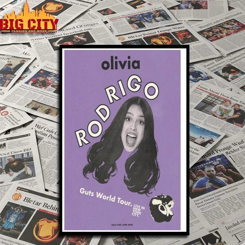 Guts World Tour 2024 Olivia Rodrigo Event New York, NY Poster shirt