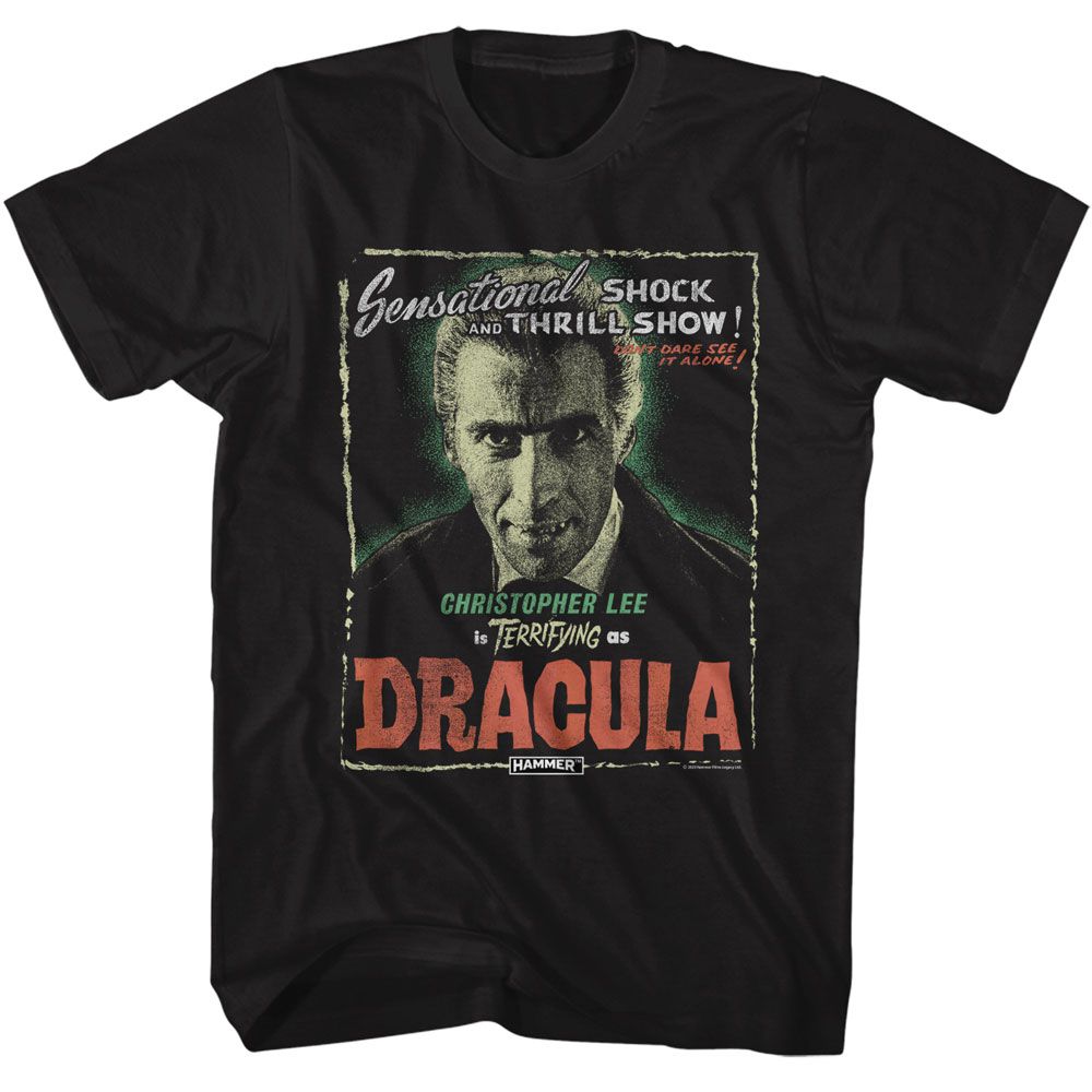 HAMMER HORROR T-Shirt, Lee As Dracula Style001