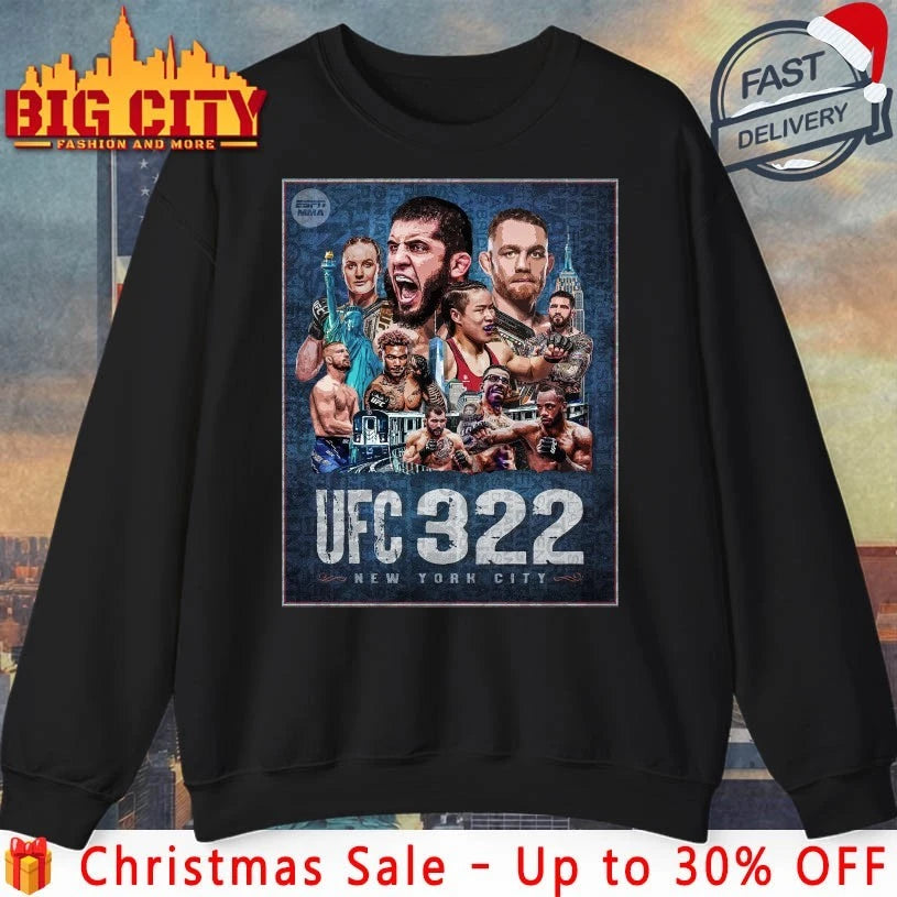 HOT UFC 322 Fight Night Nov 15 Poster Shirt