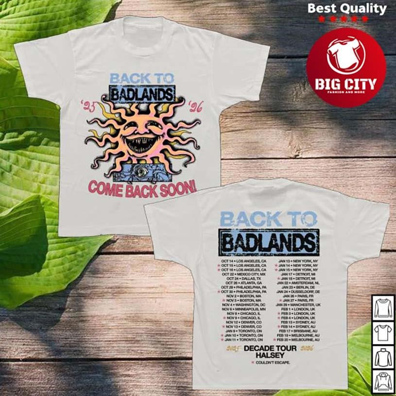 Halsey Music Sunburn Two Sided Shirt