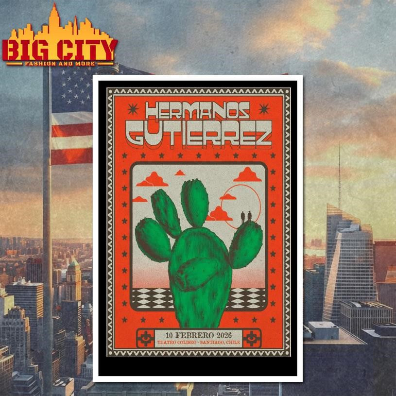 Hermanos Gutiérrez Santiago Chile 2-10-2026 Poster Shirt