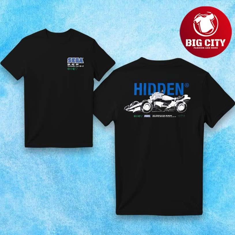 Hidden Sonic Race Car Two Sided Shirt