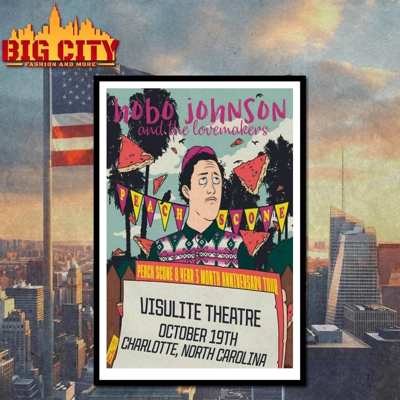 Hobo Johnson Oct 19 2025 Visulite Theatre In Charlotte, NC Poster Shirt