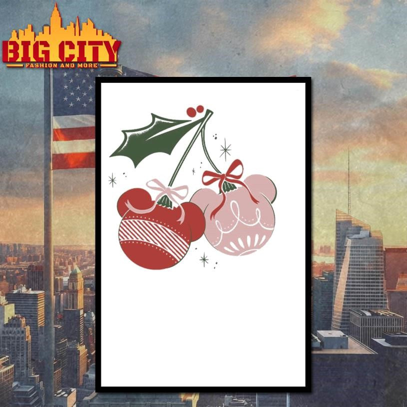 Holiday Cherries Raglan Shirt