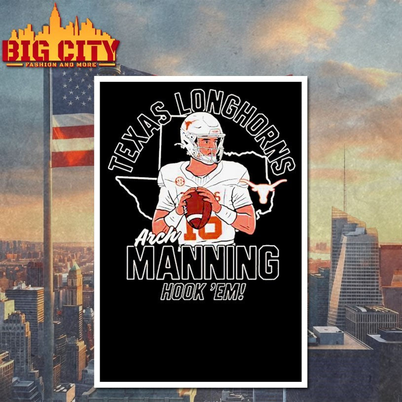 Hook Em Arch Manning Longhorns Shirts