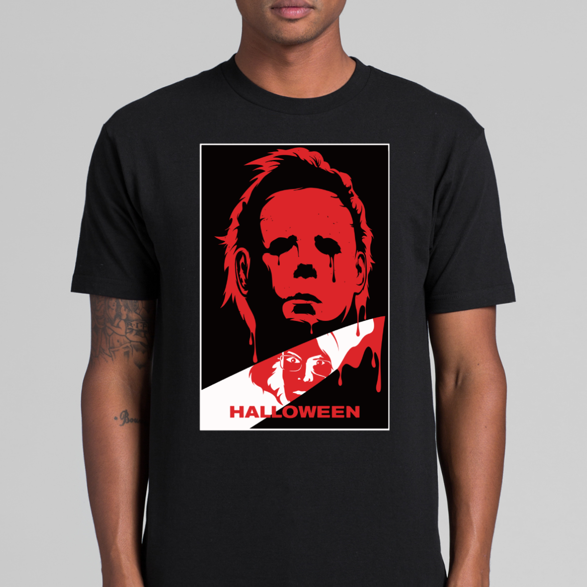 Friday the 13th V5 Horror movies T-Shirt Cotton Block Tee