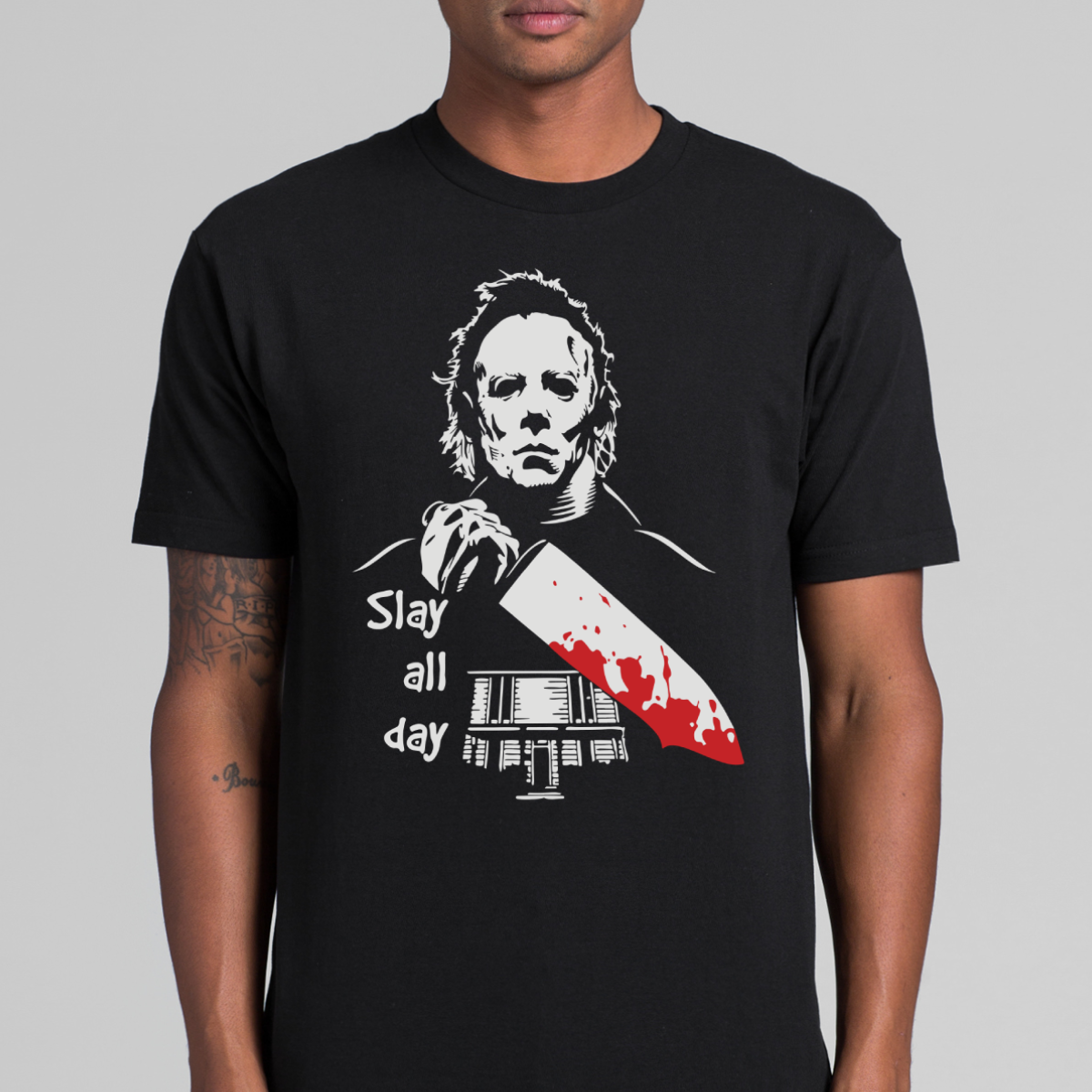 Halloween Michael Myers V4 T-shirt Horror Movie Tee
