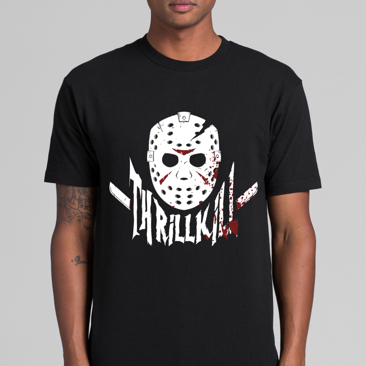 Friday the 13th V3 Horror movies T-Shirt Cotton Block Tee