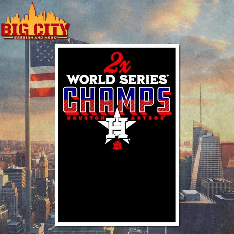 Houston Astros Two-Time World Series Champions Shirt