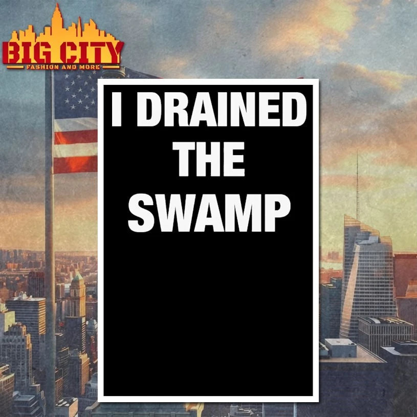 I Drained The Swamp text shirt